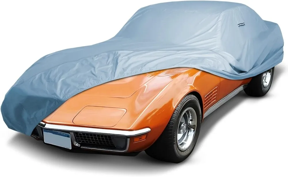 

Автомобильный чехол премиум-класса для Chevy Corvette C3 1968-1982, сверхмощный, водонепроницаемый, всепогодный, индивидуальный, для использования в помещении и на открытом воздухе, защита от ультрафиолета и снега