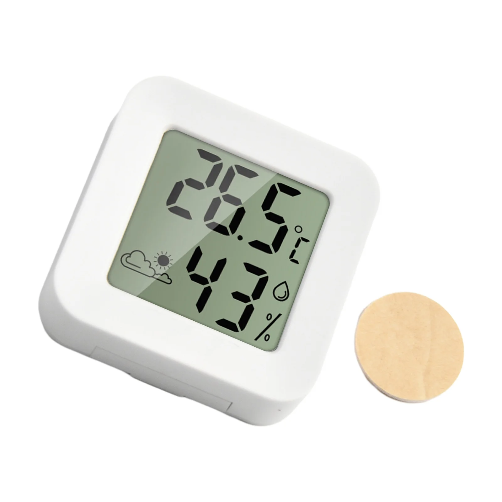 

Room Thermometer Guitar Room Kitchen ABS Humidity Meter Practical Temperature Measurement Humidity Measurement