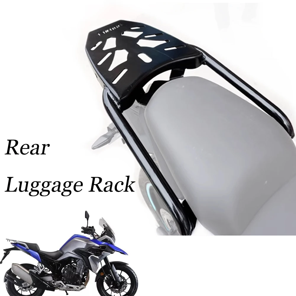 Motorbike Rear Seat Tail Cargo Luggage Carrier Support Rack Shelf For CFMOTO 400GT 650GT GT 400 650 Side Saddle Bag Box