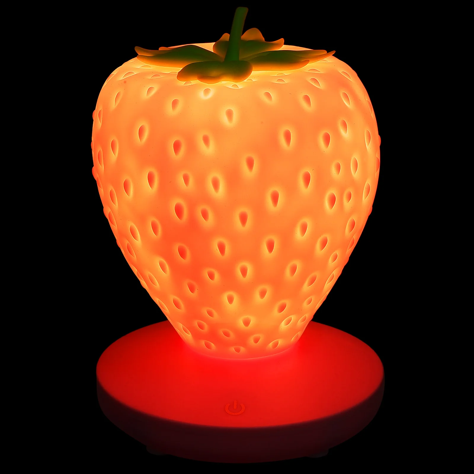 

Touch Dimmable LED Night Light Strawberry Silicon Lamp Saving Kids Room Birthday Party Wedding Decoration