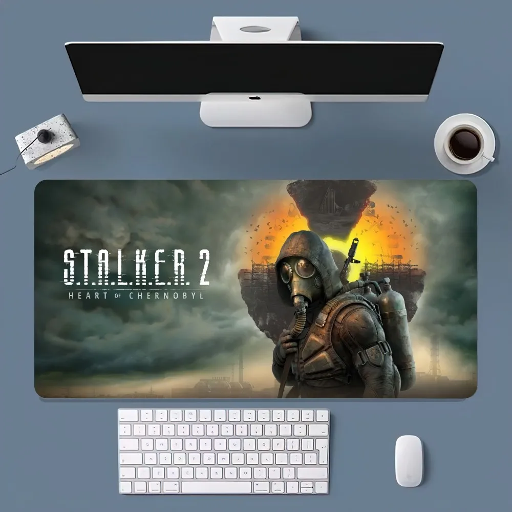 Game S-STALKER 2 Heart Of Chornobyl Mouse Pad Office Large Small Computer PC Keyboard Rubber Game Anti-Slip Mice Mat Big