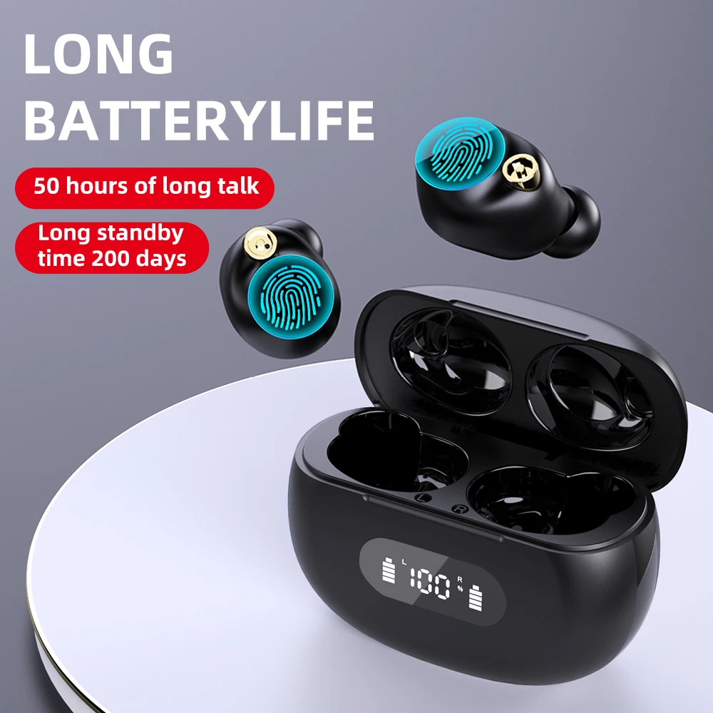 JAD YYK590 V5.2 BT 500mAh 9-10hours playback duration wireless earphone Good sound quality Waterproof Earbud earphone headphone