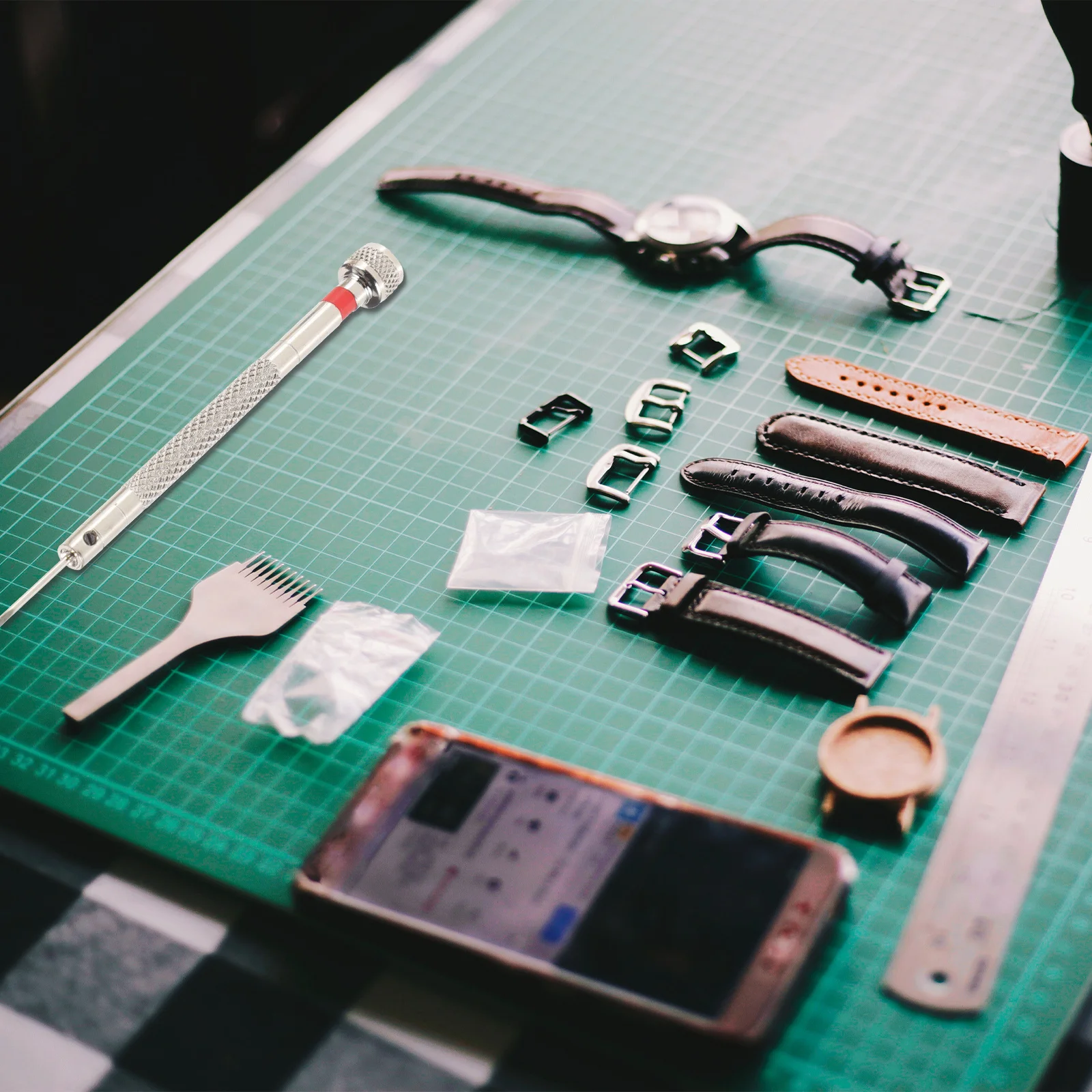 

1Set Eyewear Screwdriver Set High Carbon Steel Tip Non-Slip Handle Eyeglasses Watch Jewelry Repair Tools Color Coded Cover