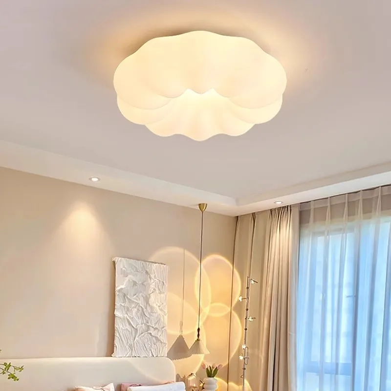 Children's Room Cloud Ceiling Light LED Donut Cloud Lamp Minimalist Modern Warm Nursery Baby Room Boy Girl Bedroom Ceiling Lamps