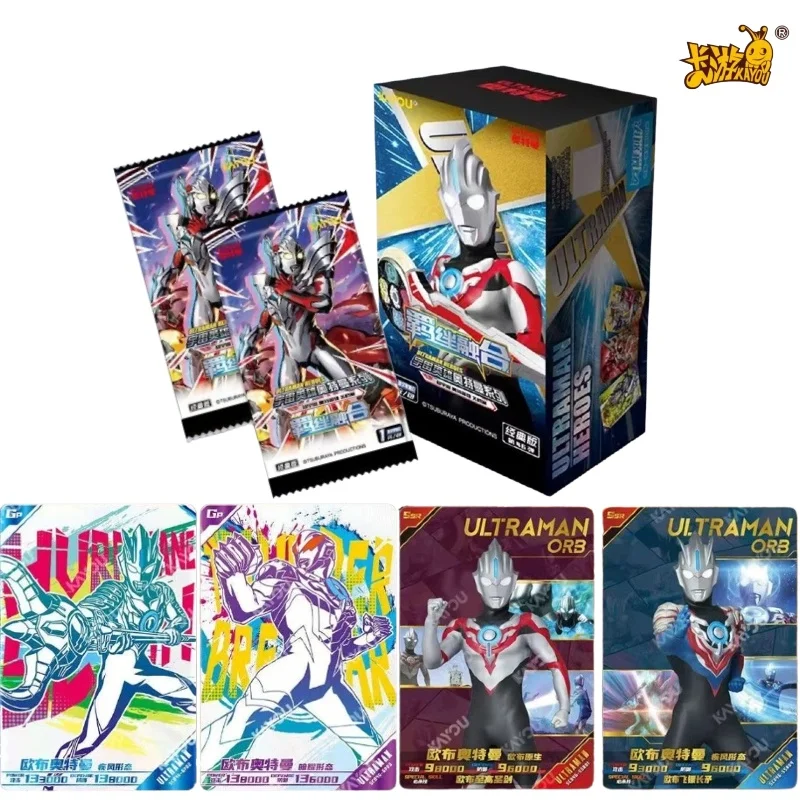 KAYOU Ultraman Classic Vol.46 Fusion Bond Trading Card Booster Box Official Ultraman Orb Collectible Cards for Kids Fans