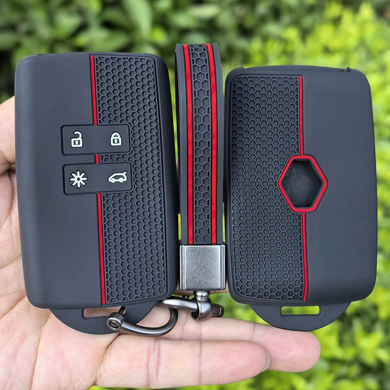 

Чехол-брелок для автомобильных ключей Renault Austral, Kadjar, Clio, Megane, Captur, Arrana, Kolaos, Zoe, Scenic, Dacia Sandero, Duster, Logan, Jogger