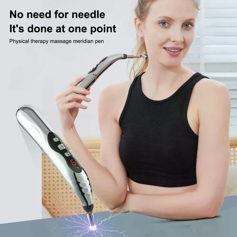 

Electronic Acupuncture Pen USB Meridian Acupoint Energy Acup Energy Circulation Massage Pen Physical Therapy