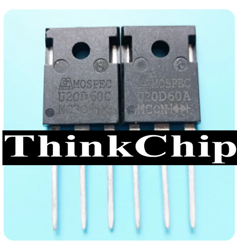 

(30pcs) U20D60A U20D60C TO-247 Common Ultra Fast Recovery Rectifier Diodes