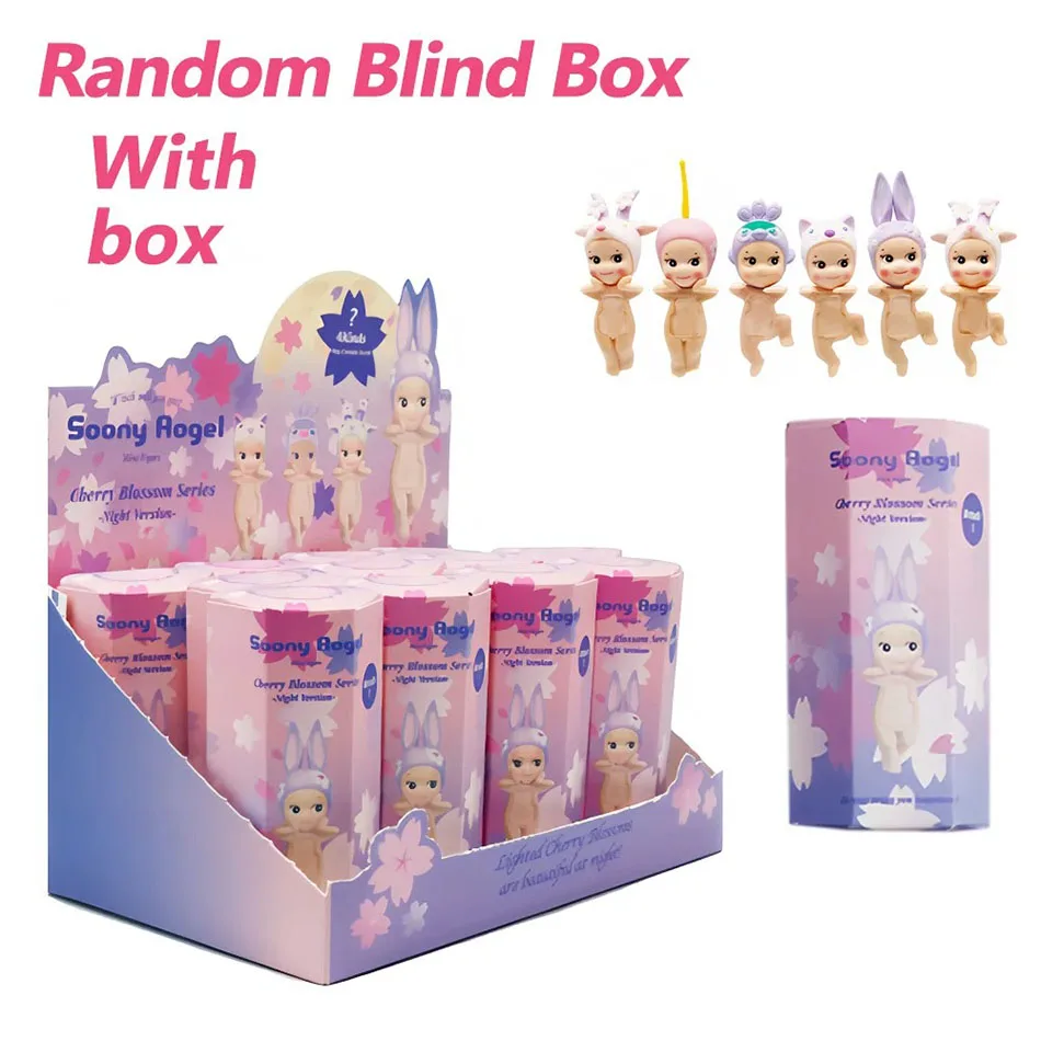 

S Angel Cherry Blossom Series Blind Box Toy Pre-Sale Hanami Edition Collectible Mini Figure Desktop Decor Kids Birthday Gift