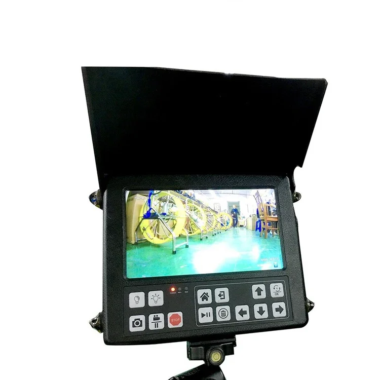 Rotating Pipe Inspection Camera 100M with HDDVR Sewer Drainage Industrial Endoscope Camera