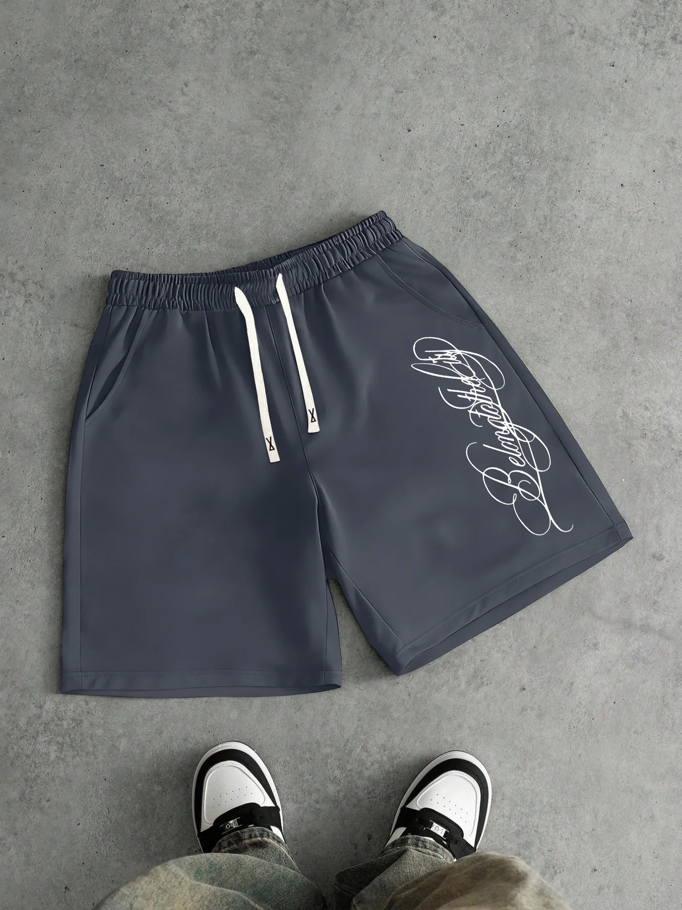 2026 Summer Best-selling Outdoor Sports Casual Fashion Comfortable Simple Letter Pattern Printed Men's Shorts