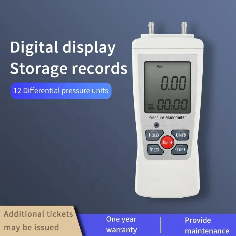 High accuracy Differential Pressure Gauge Digital Manometer