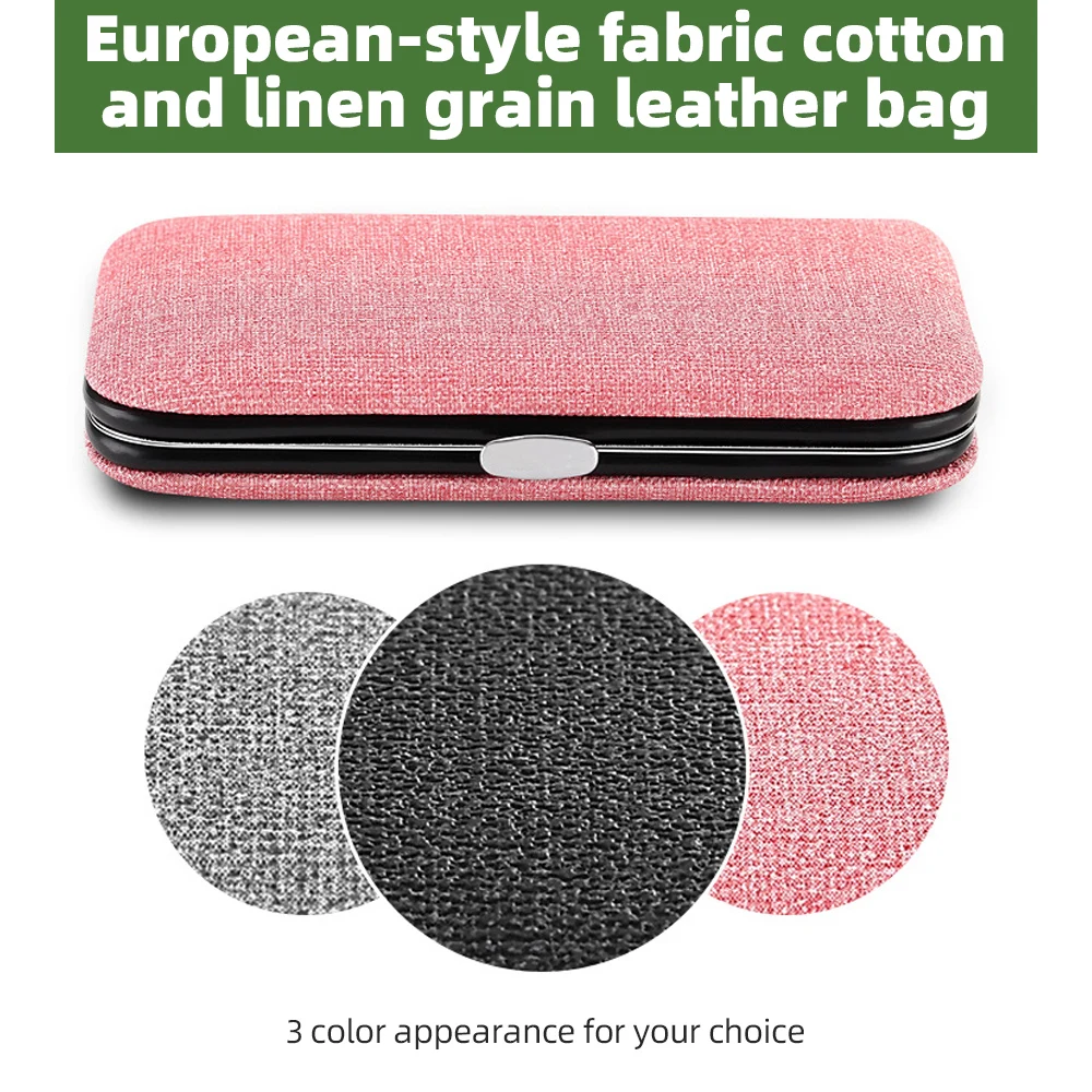 Set di tagliaunghie da 7/8 pezzi combinazione di coltelli per Manicure in acciaio inossidabile per uso domestico tagliaunghie cucchiaio per orecchie strumento professionale per Set di coltelli