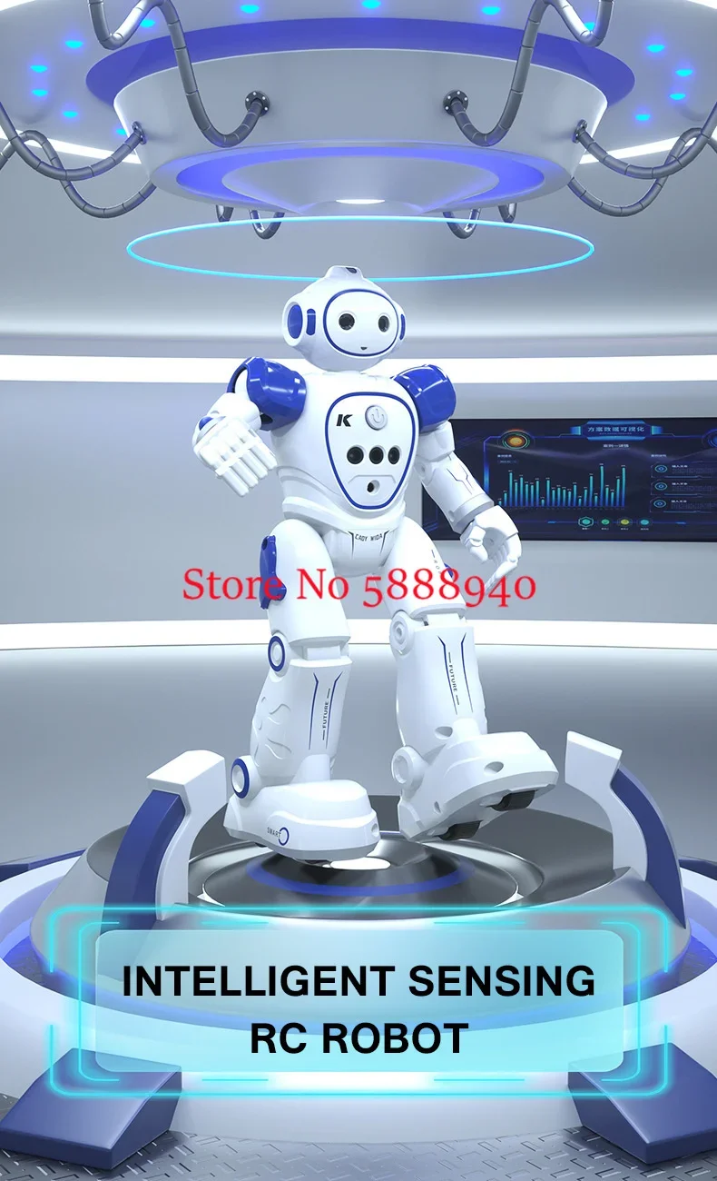 電子革新スマートダンシングRCロボット ジェスチャーセンシング教育プログラム スタントクルーズ機能付きリモコン玩具ロボット