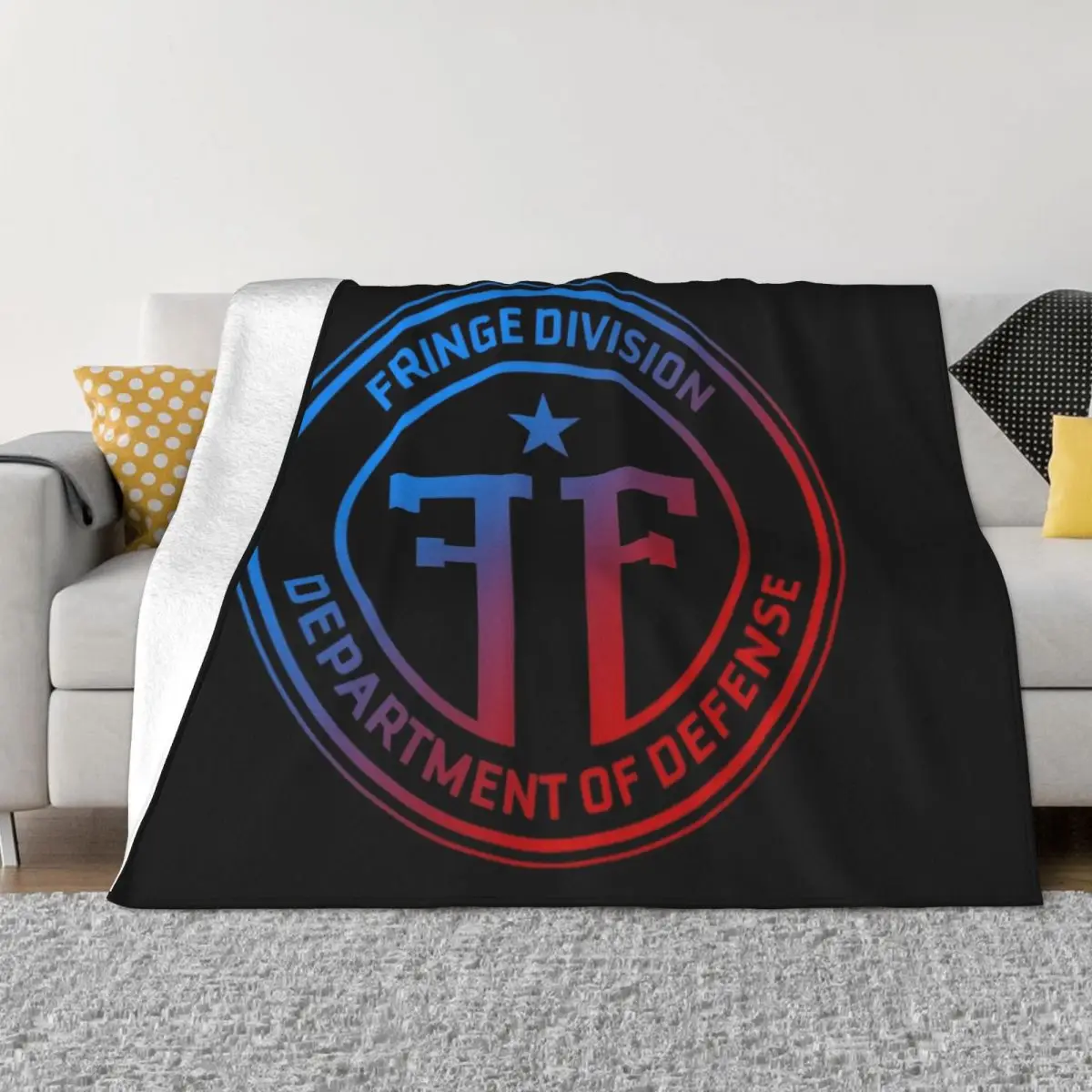 

Fringe Division symbol double universe color Throw Blanket valentine gift ideas Blankets For Sofas