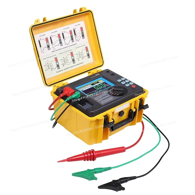 High Voltage Insulation Resistance Tester ETCR3500B 10KV with Megohmmeter Function for Professional Electrical Testing