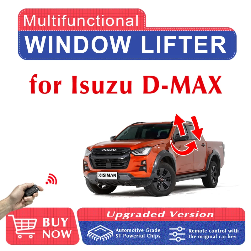 For Isuzu D-Max Multifunctional Car Electric Windows + Side Mirror Folder Module Window Lifter Closer Car Accessories