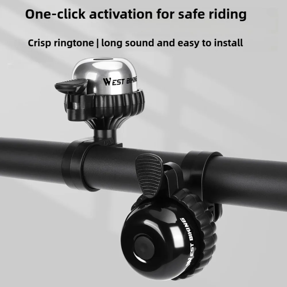 Fahrradklingel, Glocke aus Aluminiumlegierung für Mountainbikes, Fahrradklingel, Metall, laut, Fahrradausrüstung