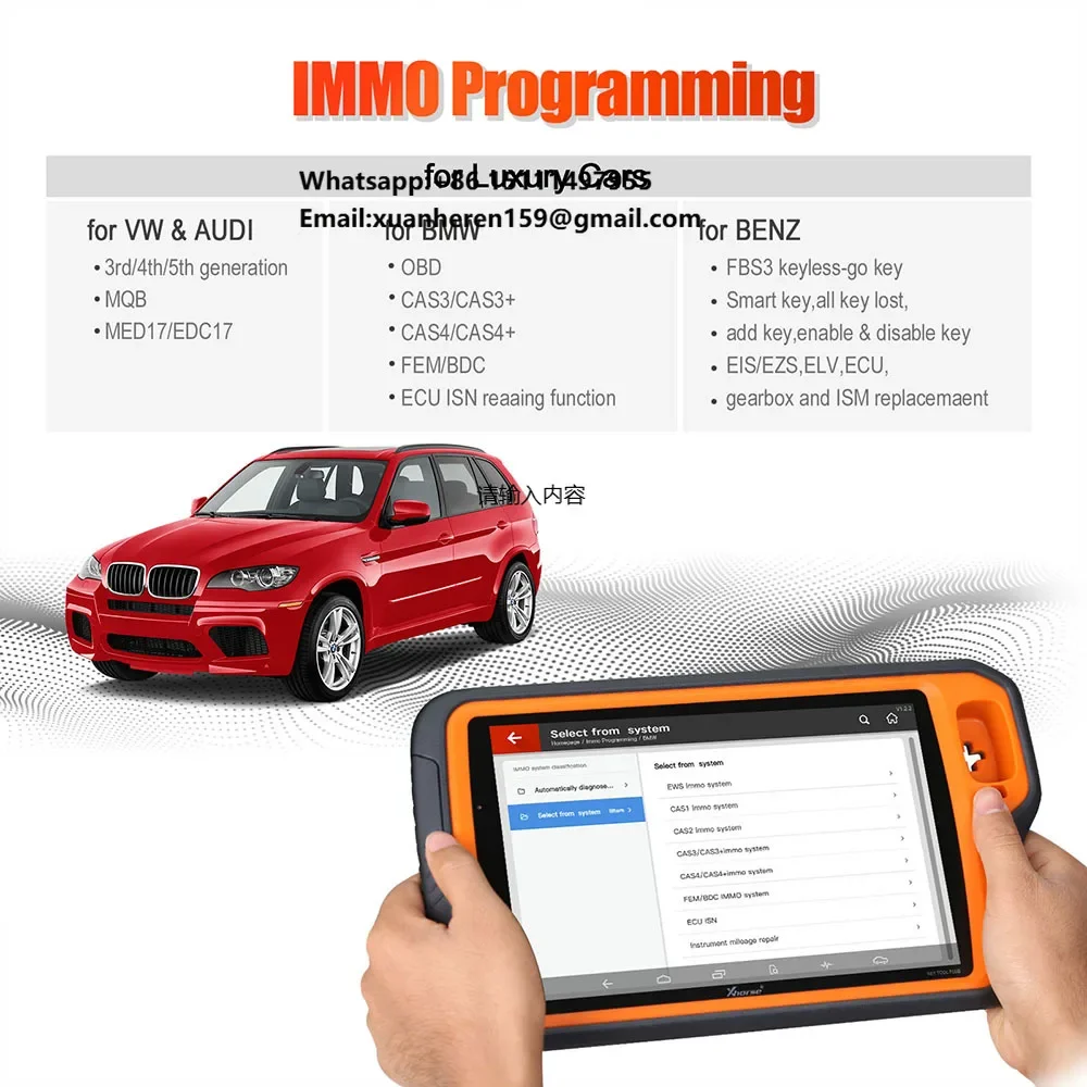 Premium Xhorse VVDI Key Tool IMMO Programming Plus VAG Version Supports VAG IMMO Programming with Free MQB48-NEC35xx License