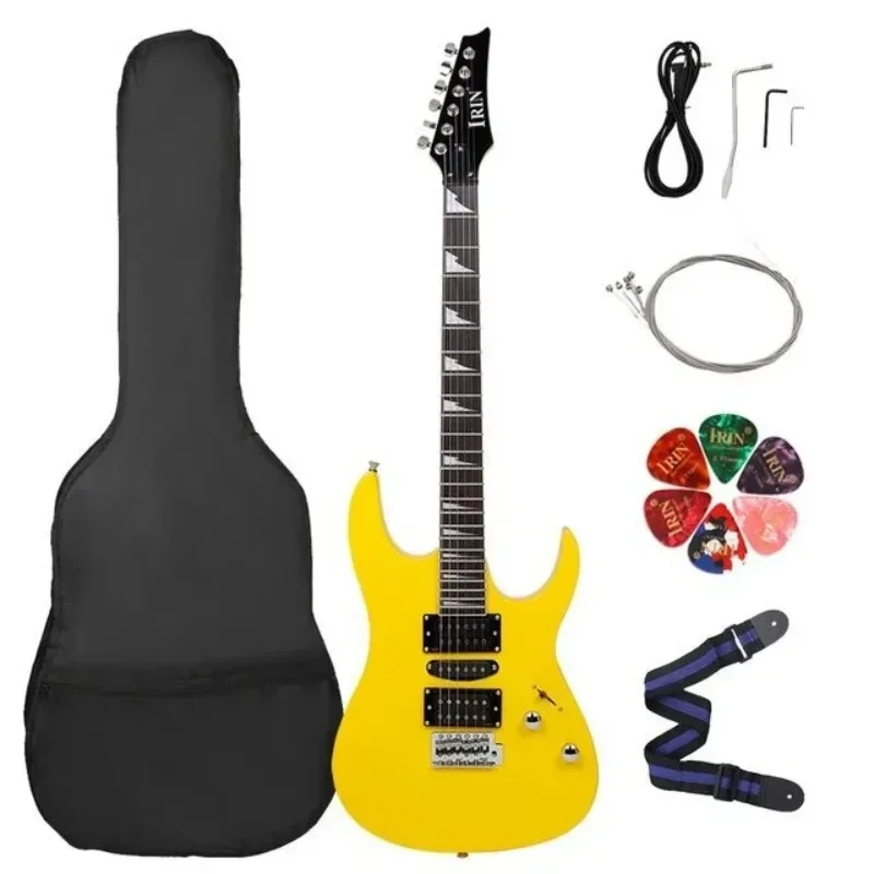 New 6 Strings Electric Guitar 24 Frets Maple Body Electric Guitar Guitarra with Bag Speaker Necessary Guitar Parts & Accessorie