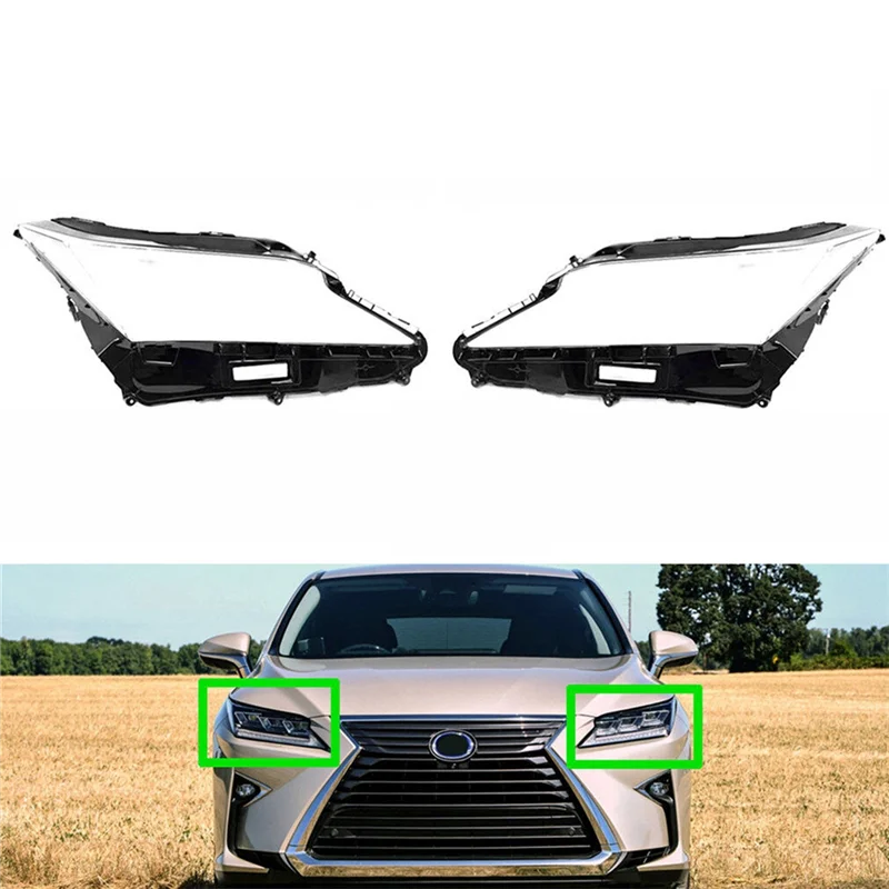 

NEW-Right Car Headlight Lens Cover Head Light Lamp Shade Shell Lens Lampshade For Lexus RX300/RX350/RX450 2016-2019 Accessories