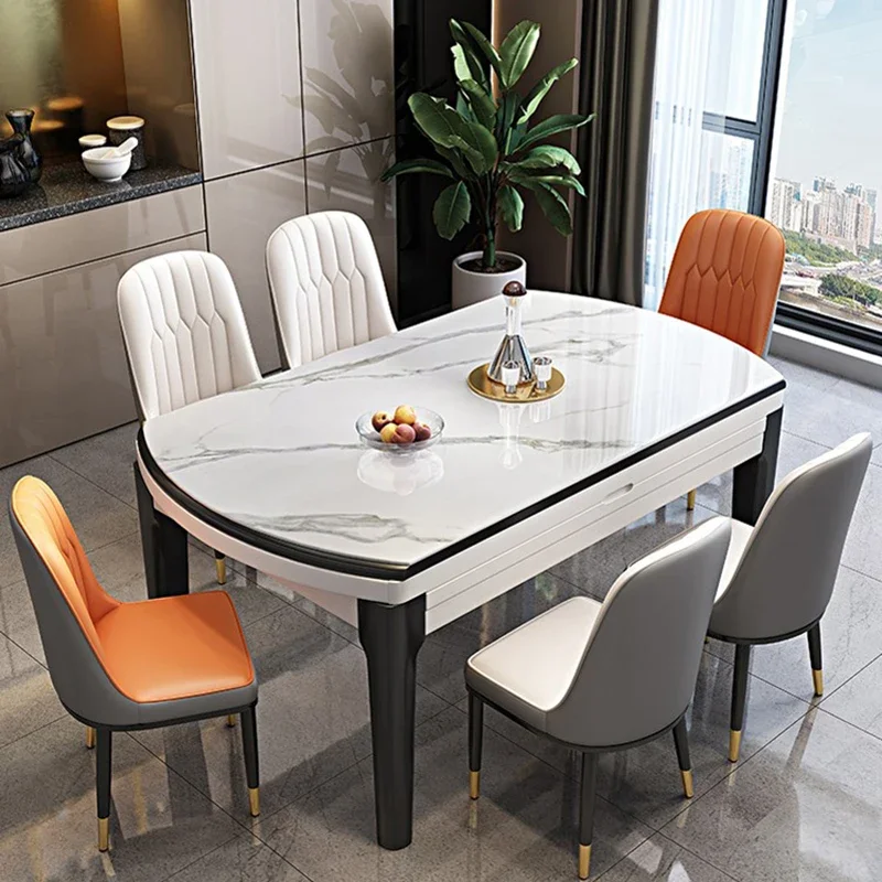 Breakfast Nordic Dining Table Luxury Minimalist Design Chairs Dining Table Living Room Waterproof Table Basse Home Furniture