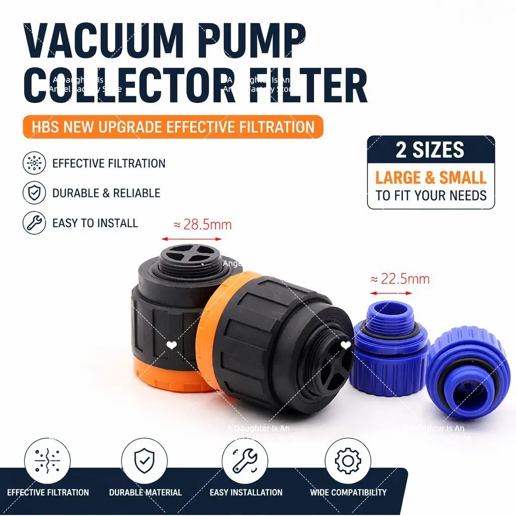 Bouchon d'étanchéité silencieux pour pompe à vide RM1A 1 L/1,5 L, bouchon d'échappement, bouchon de remplissage, calibre 22 mm, 1,8 L/2 L/4 L