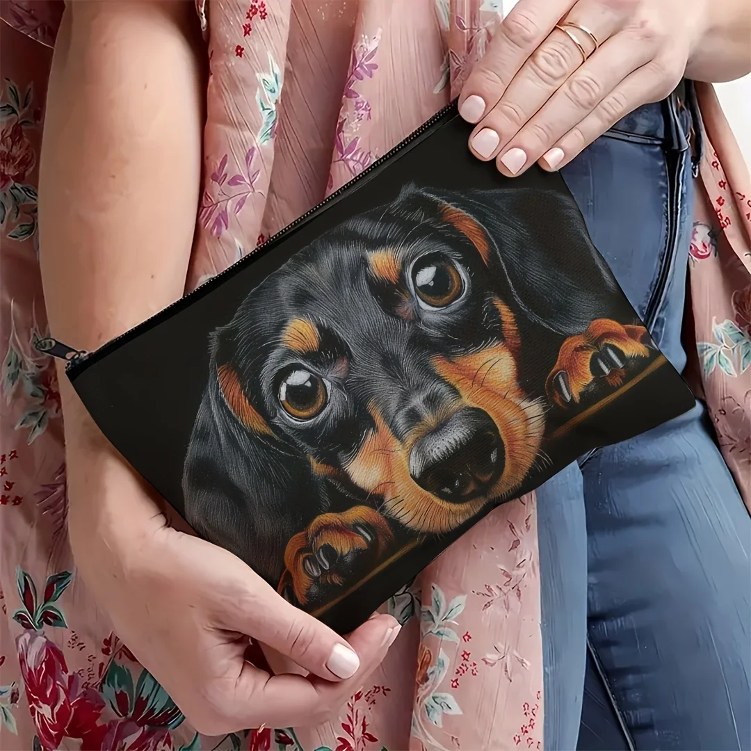 

Яркая косметичка Lapdog, 1 шт., сумка для хранения косметики – идеально подходит для путешествий, отпуска, деловых поездок, фитнеса, кемпинга и использования на открытом воздухе.