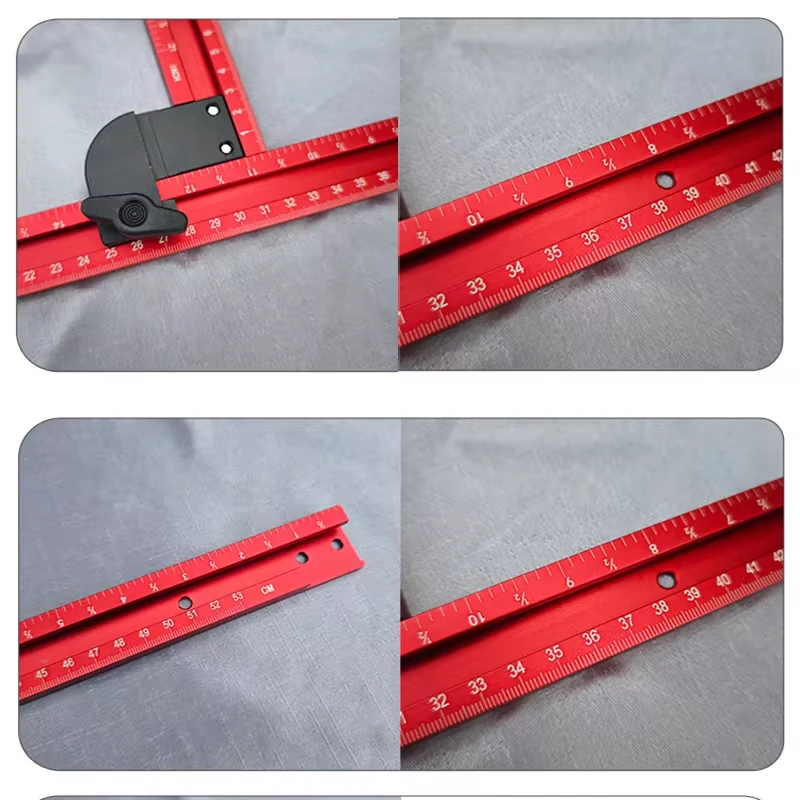 59cm Trimming Machine Milling Groove Engraving Guide Rail Adjustable Backing Auxiliary Guide Rail Bracket DIY Woodworking Tools