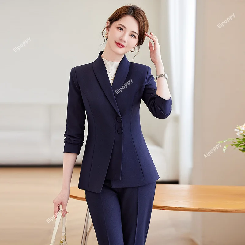 

2024 New Suit Suit Women's Business Clothing Work Clothes Women Suits Office Sets