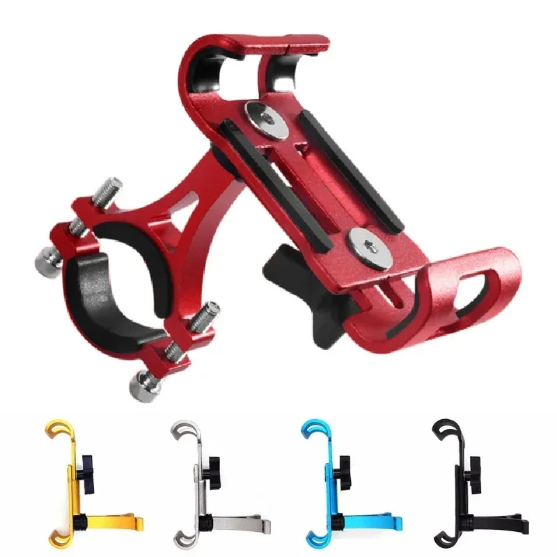 Bicycle Phone Holder Reliable Mount Universal MTB Mobile Cell GPS Metal Motorcycle Holder on Road Bike Moto Handlebar Stand 