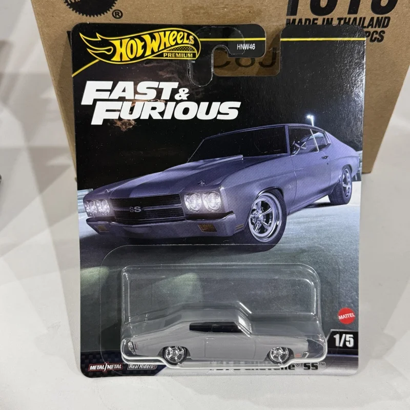Oryginalna seria Hot Wheels Fast And Furious 5 sztuk odlewany pojazd Premium modele kolekcjonerskie samochody nowe nieotwarte w magazynie zbieraj zabawki