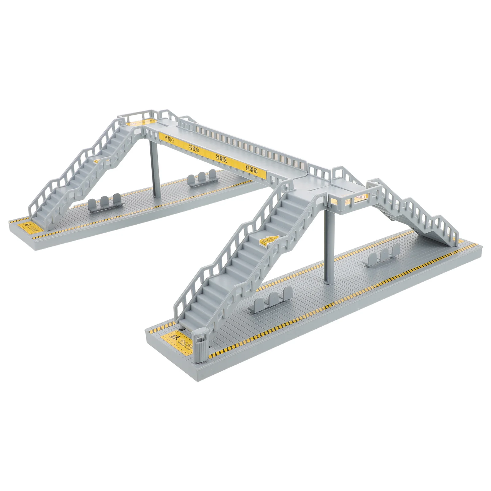 

Realistic Overhead Footbridge Kit Diy Plastic Sand Table Bridge For City Traffic Scenery Miniature Building For Railway
