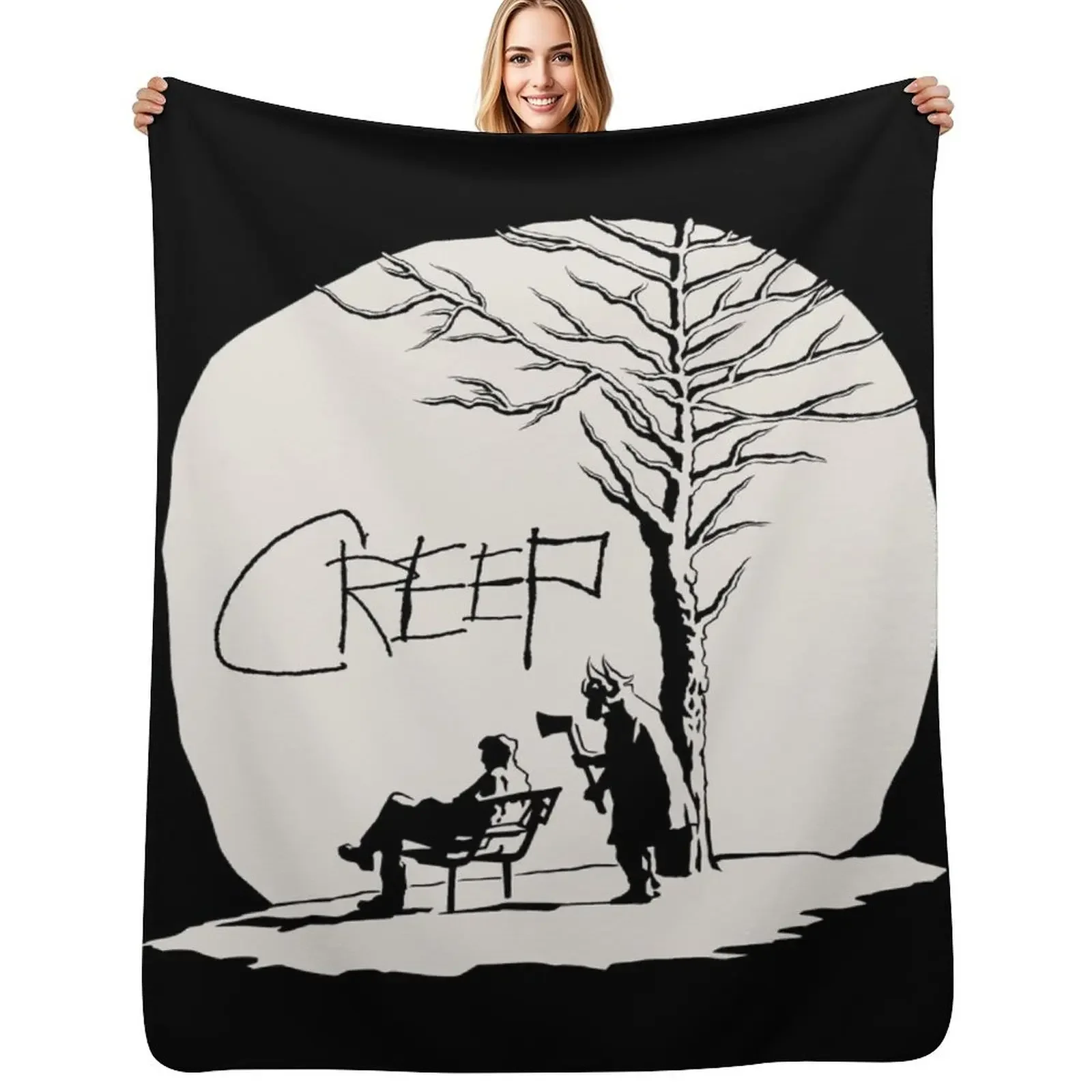 

Creep movie Throw Blanket Beautifuls Thermals For Travel Retros Blanket