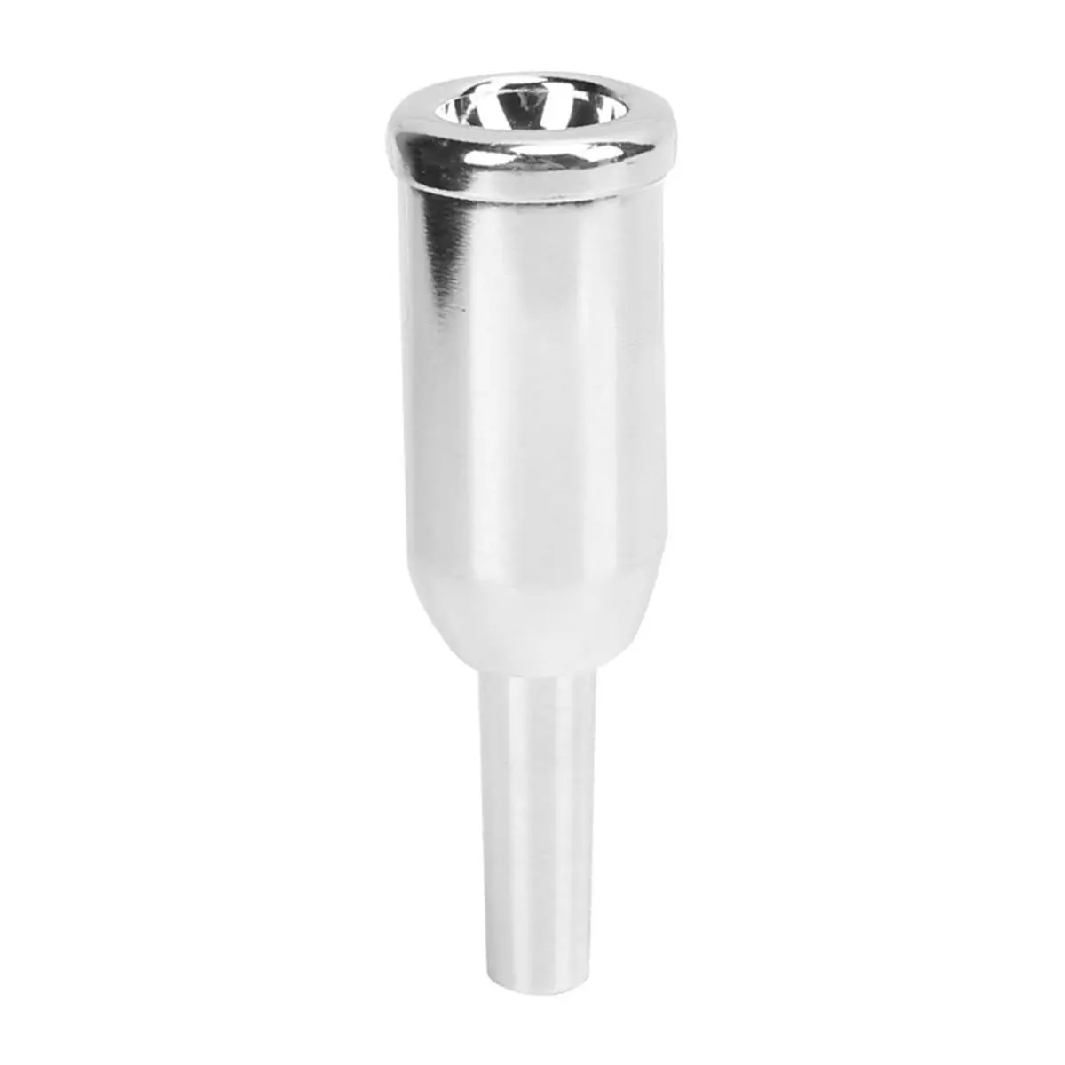 [828 Sale] Trumpet Mouthpiece 9.8mm Outer Diameter Thicker Heavier 4 1/2 Mouthpiece Silver Instrument Accessory