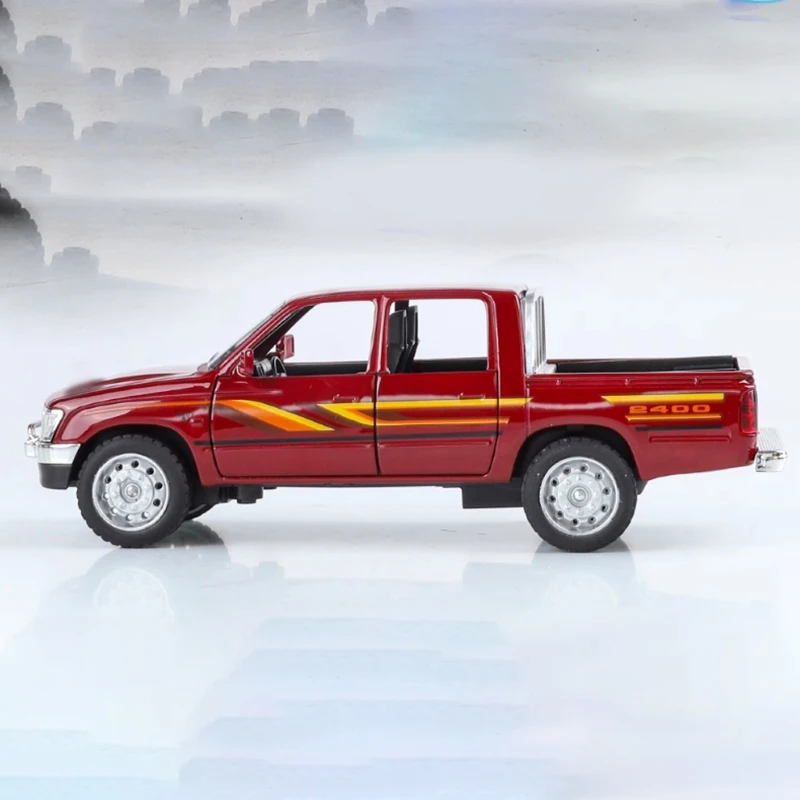 دييكاست 1:32 مقياس Hailux على الطرق الوعرة لاقط محاكاة سبيكة سيارة نموذج هواية جمع لعبة هدية تذكارية زينة زخرفية