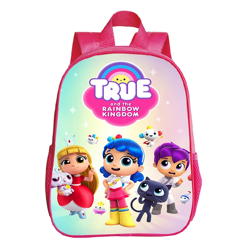 

True and the Rainbow Kingdom Backpack Kindergarten Bookbag Toddler Cute Schoolbag Girls Kawaii Daypack Children Backpack Mochila