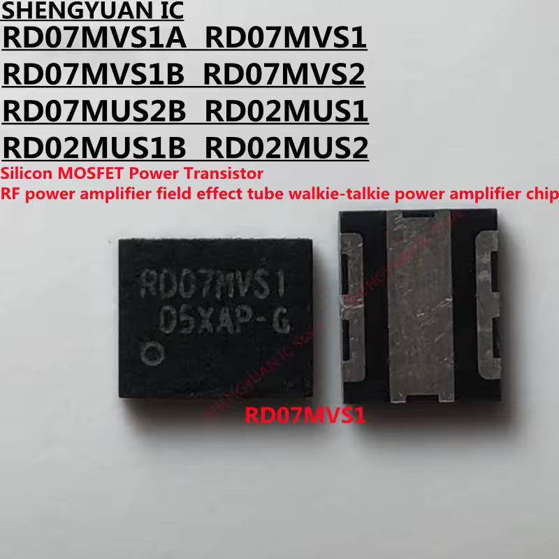 2 uds RD07MVS1 RD07MVS1A RD07MVS1B RD07MVS2 RD07MUS2B RD02MUS1 RD02MUS1B RD02MUS2 SMD/QFN nueva calidad de 100%