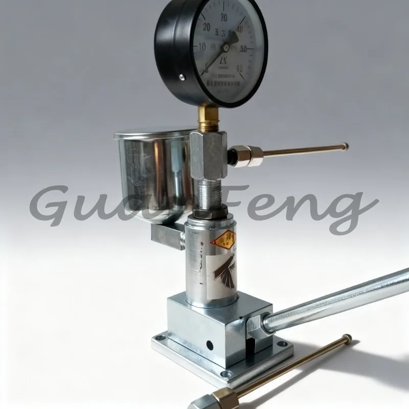 Hand Pressure Diesel Injector Nozzle Calibrator, Fuel Injector Atomization Test Bench for Automobile and Tractor Repair