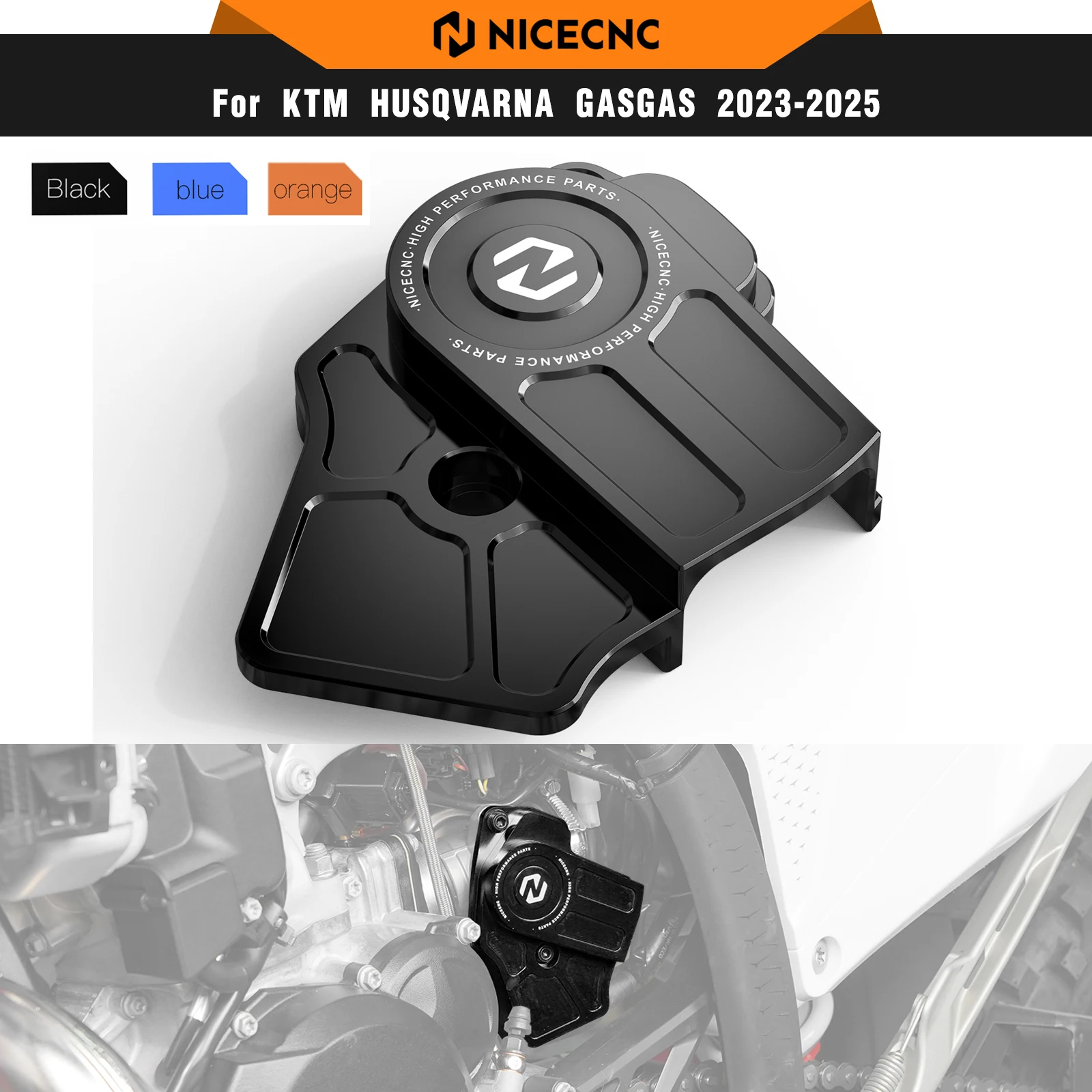 NICECNC For KTM EXC 300 250 XCW 2024 2025 TPS Throttle Body Guard For Husqvarna TE 300 GasGas EC 300 TBi Enduro Engineering