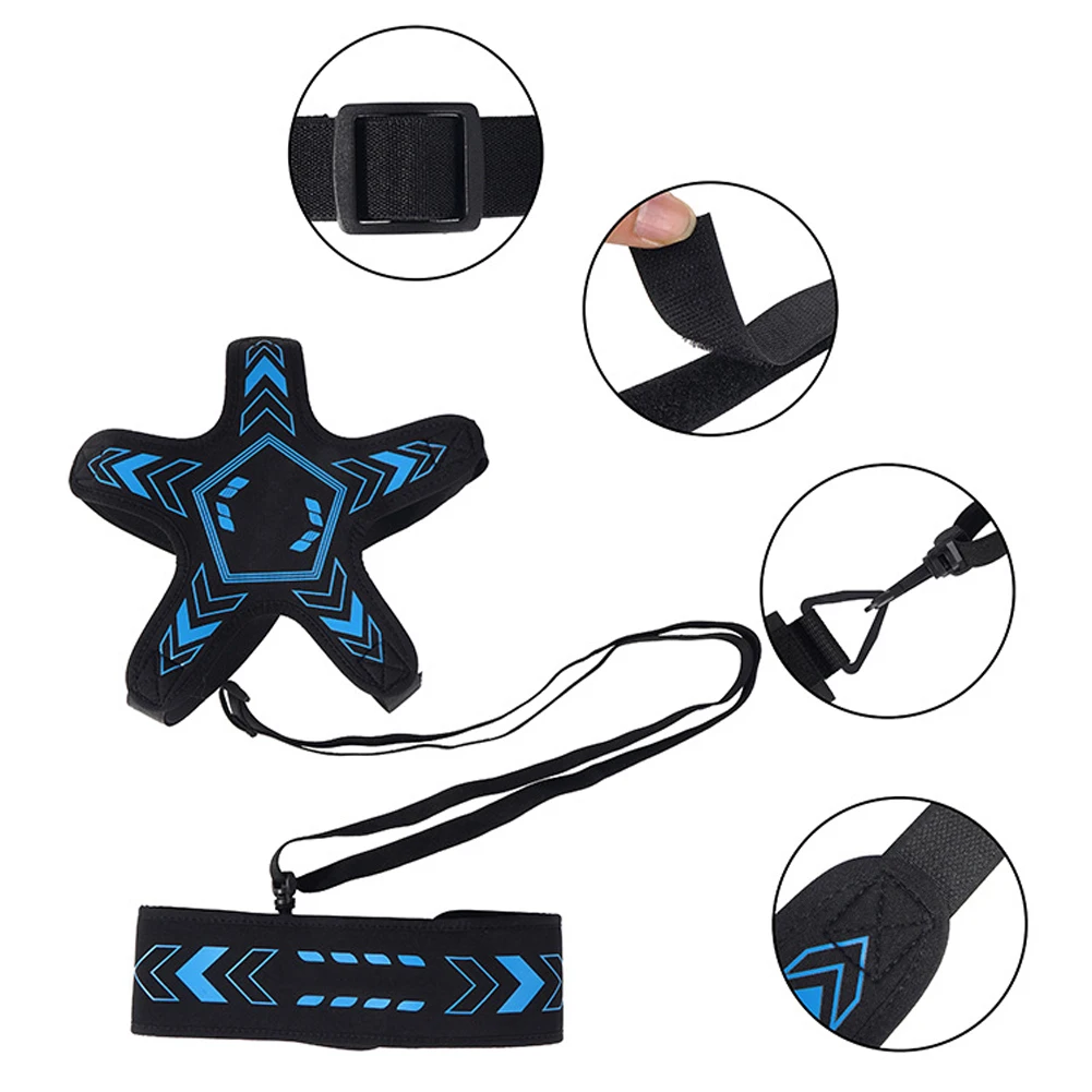 حزام تدريب كرة القدم من النيوبرين قابل للتعديل لتنمية المهارات في كرة القدم والكرة الطائرة #5