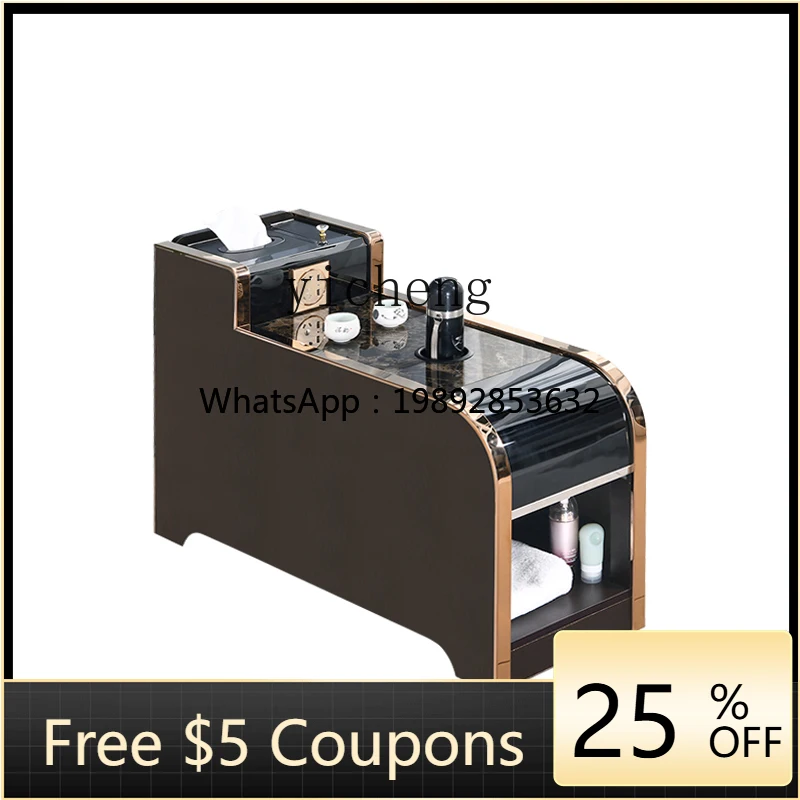 

Pedicure Sofa and Tea Table Massage Bath Cabinet Manicure Small Foot Bath Tea Table