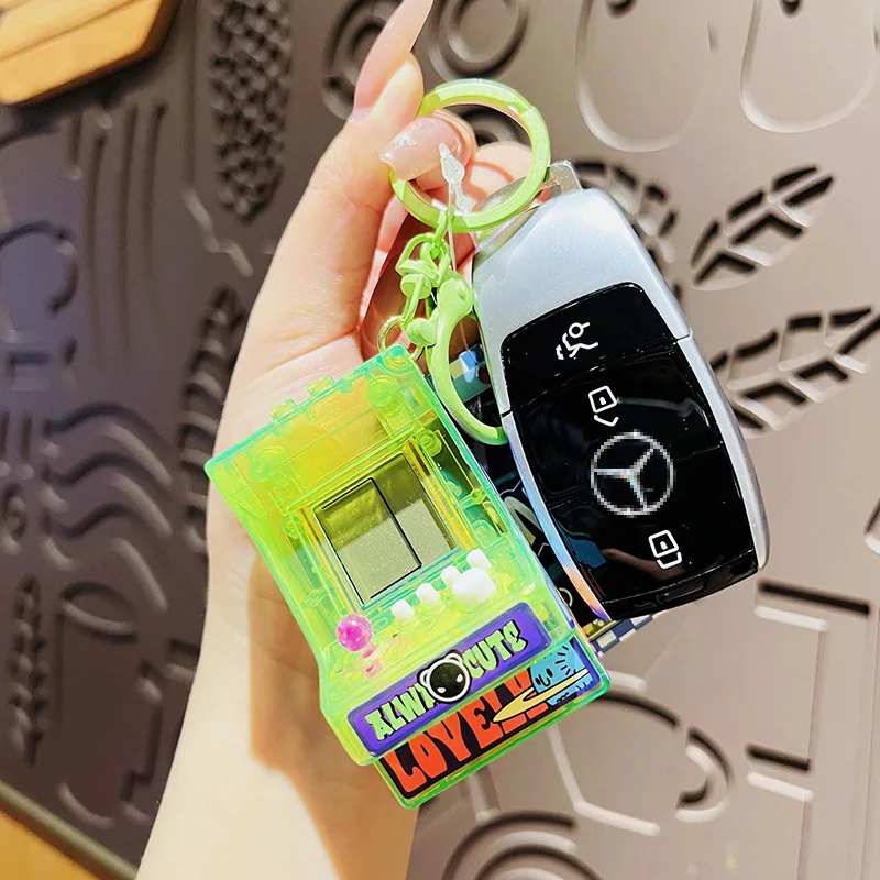 Cool Bear Street Cyberpunk Classic Game Console Keychain Single