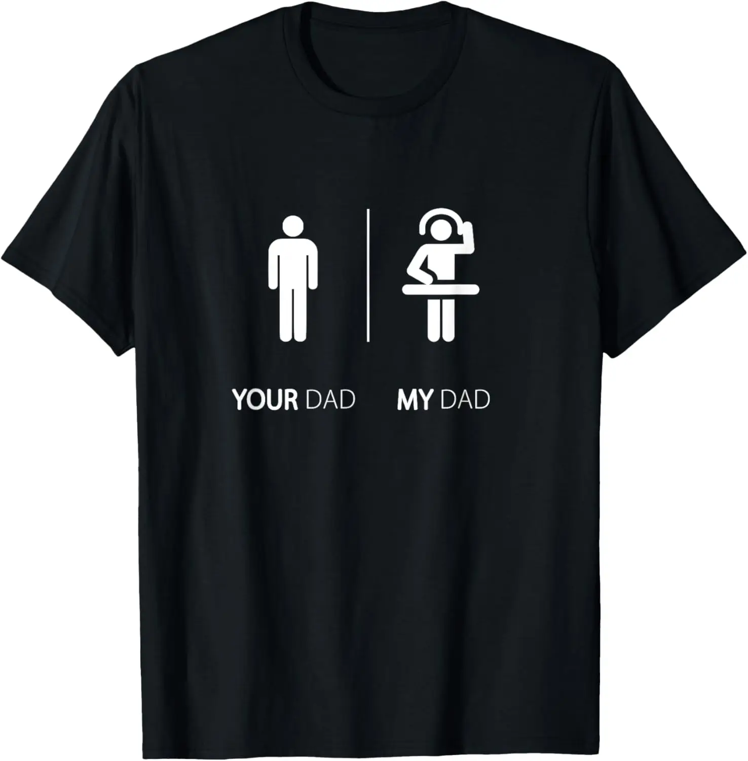 My Dad Is A DJ Funny Disk Jockey DJ T-Shirt Gift