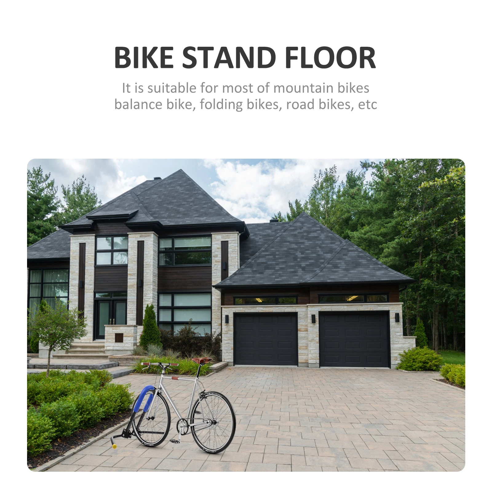 

Foldable Kickstand for Balance Bike Rack Suitable Mountain Road Folding Bikes Durable Long Term Use Adjust Height