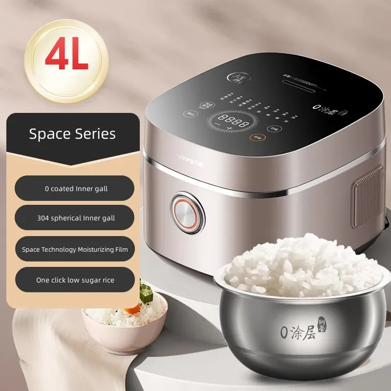 Joyang Low Sugar Rice Cooker 0 Coated Rice Cooker for Home Multi-functional 4 L Stainless Steel Inner Gall Appointment 40N3