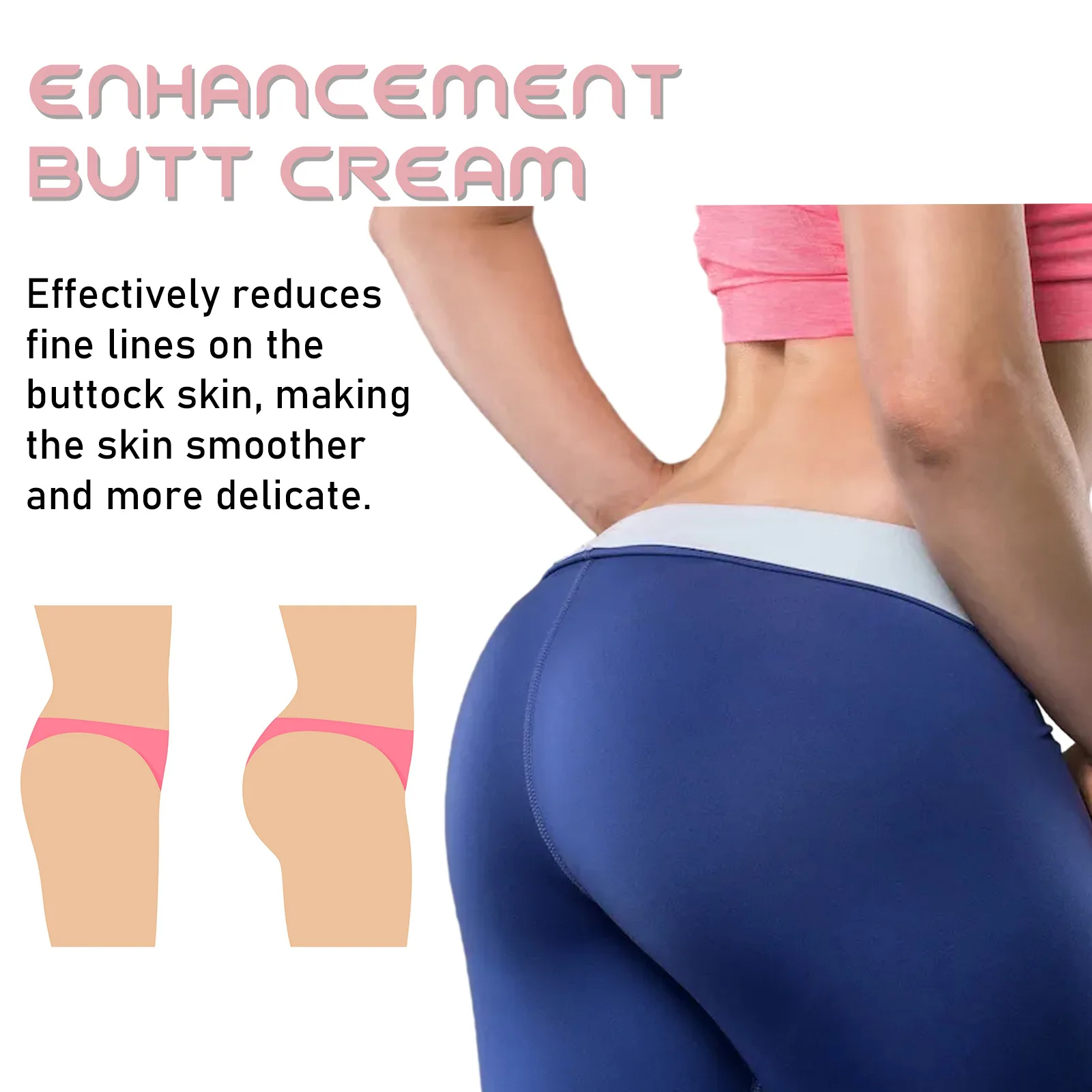 Buttock Enlargement Cream Hip Enhancement Plumper Firming Sculpting Tighten Shaping Sexy Big Ass Massage Lady Butt Lifting Cream