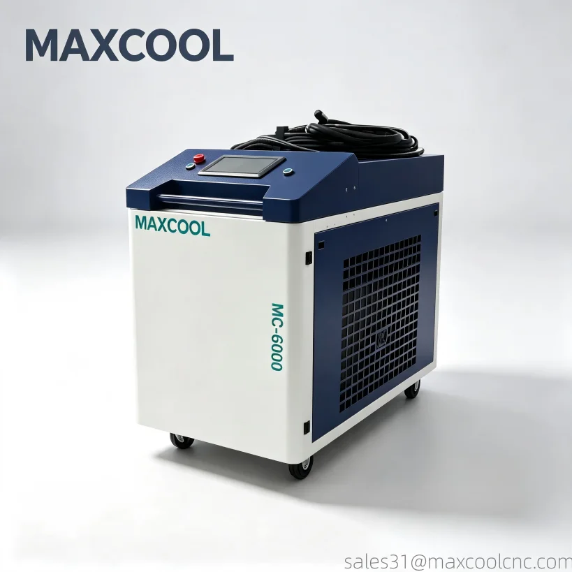 6000w Continuous Laser Cleaning Machine 1080nm 3-in-1 4-in-1 Rust Remover Metal Sheet Welder with 4 Weld Wire Feeding Device