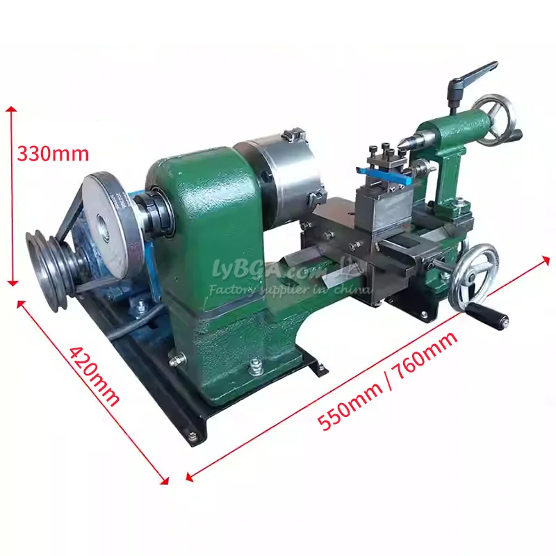 Mini DIY Micro Desktop Metal Lathe Home Lathes 80MM 100MM Chuck 3/4 Jaws for Engraving Carving Milling Cutting Works Cutter Tool