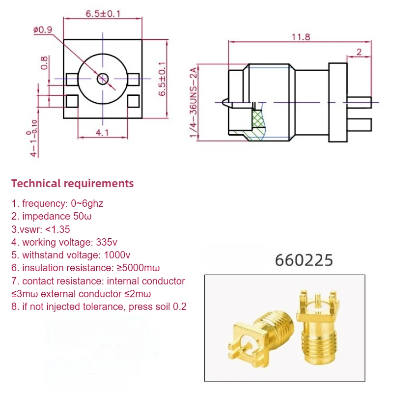 10 PCS SMAKE Female RF Connector 0.8mm Pitch Short Pin Right Angle Reverse Thread Inner Pin Antenna Coaxial for IoT Wireless